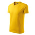 Logózott unisex póló V-neck