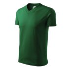 Logózott unisex póló V-neck