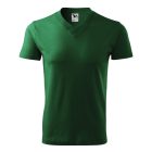 Logózott unisex póló V-neck