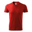 Logózott unisex póló V-neck