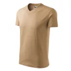 Logózott unisex póló V-neck