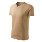 Logózott unisex póló V-neck