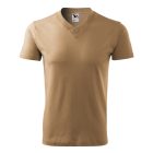 Logózott unisex póló V-neck