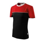 Logózott unisex póló Colormix