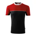 Logózott unisex póló Colormix