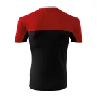 Logózott unisex póló Colormix