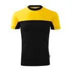 Logózott unisex póló Colormix