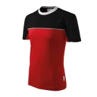 Logózott unisex póló Colormix