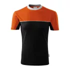 Logózott unisex póló Colormix