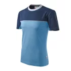 Logózott unisex póló Colormix