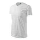 Logózott unisex póló Heavy V-neck
