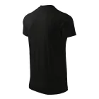 Logózott unisex póló Heavy V-neck