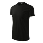 Logózott unisex póló Heavy V-neck