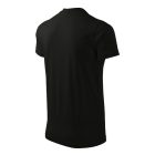 Logózott unisex póló Heavy V-neck