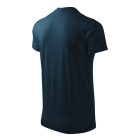 Logózott unisex póló Heavy V-neck