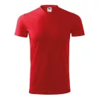 Logózott unisex póló Heavy V-neck