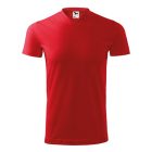 Logózott unisex póló Heavy V-neck