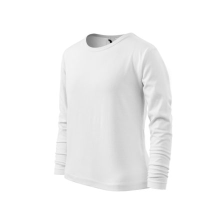 Fit-T LS póló gyerek fehér 158 cm/12 éves