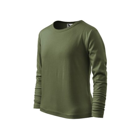 Fit-T LS póló gyerek khaki 134 cm/8 éves