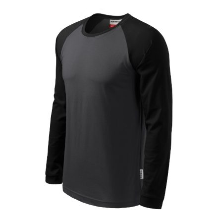 Street LS póló unisex ébenszürke S