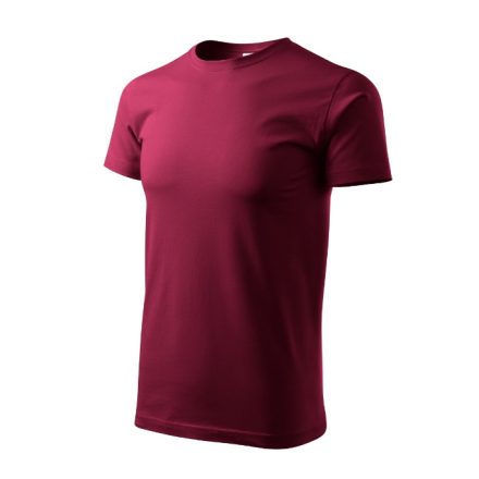 Heavy New póló unisex garnet M