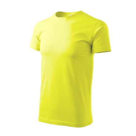 Heavy New póló unisex neon sárga L