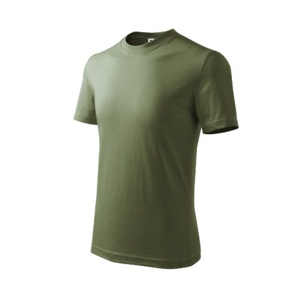 Basic póló gyerek khaki 122 cm/6 éves