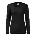 Logózott női póló Slim