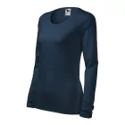 Logózott női póló Slim