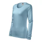 Logózott női póló Slim