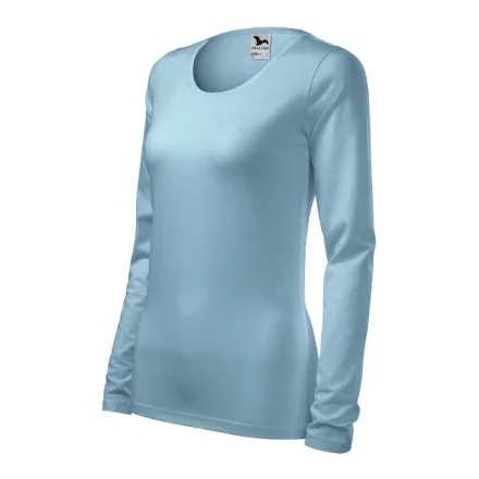 Logózott női póló Slim