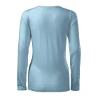 Logózott női póló Slim