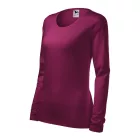 Logózott női póló Slim