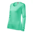 Logózott női póló Slim