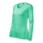 Logózott női póló Slim