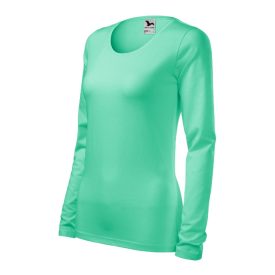 Logózott női póló Slim