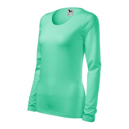 Logózott női póló Slim