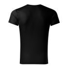 Logózott férfi póló Slim Fit V-neck