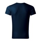 Logózott férfi póló Slim Fit V-neck