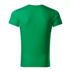 Logózott férfi póló Slim Fit V-neck