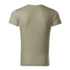 Logózott férfi póló Slim Fit V-neck