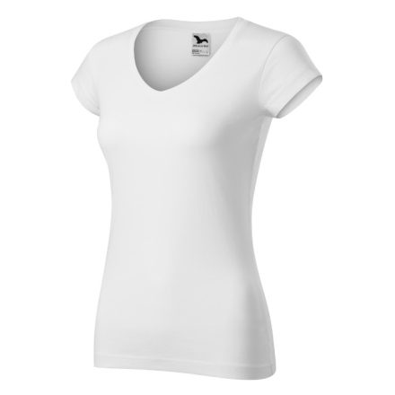 Fit V-neck póló női fehér L