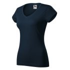 Logózott női póló Fit V-neck