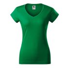 Logózott női póló Fit V-neck