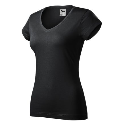 Logózott női póló Fit V-neck