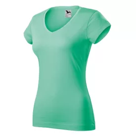 Logózott női póló Fit V-neck