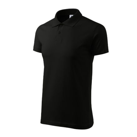Single J. galléros póló férfi fekete 3XL