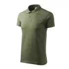 Logózott galléros férfi póló Single J.