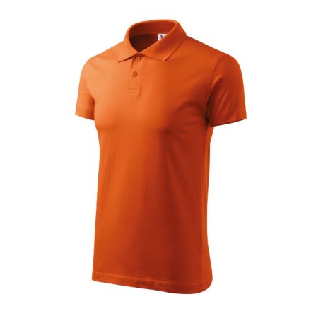 Single J. galléros póló férfi narancssárga 2XL
