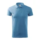 Logózott galléros férfi póló Single J.